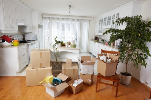 Preparation checklist and moving supplies for a Kidbrooke move