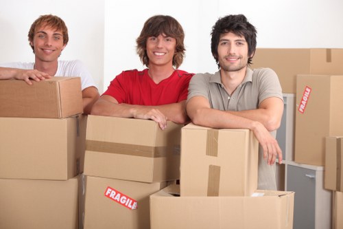 Packing and loading support for a flat move in Kidbrooke