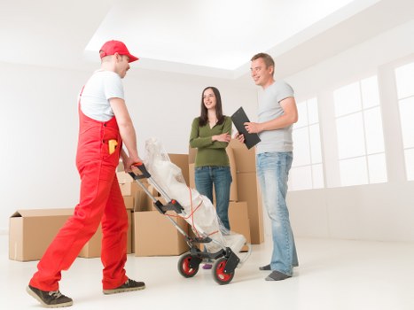 Loading furniture for a Kidbrooke van move
