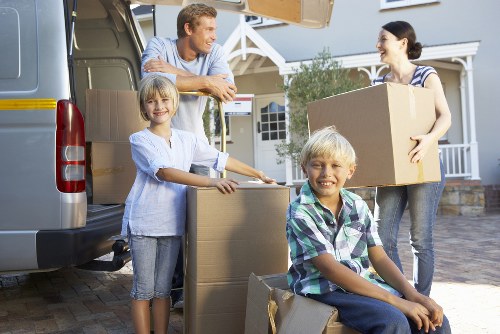 Bulky household furniture ready for removal