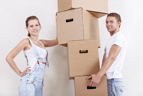 Checklist and packing supplies for a home move in Kidbrooke
