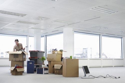 Kidbrooke home moving service with furniture and boxes loaded for transit