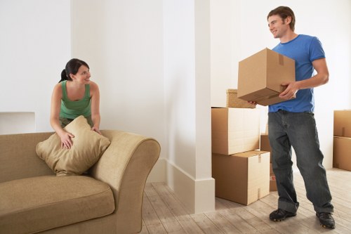 Local moving truck helping with flat moves in Kidbrooke